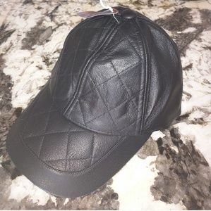 Leather cap